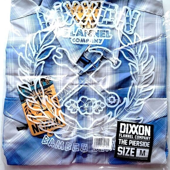 Dixxon Flannel PIERSIDE Short Sleeve Bamboo Shirt - Men's M - Picture 5 of 7